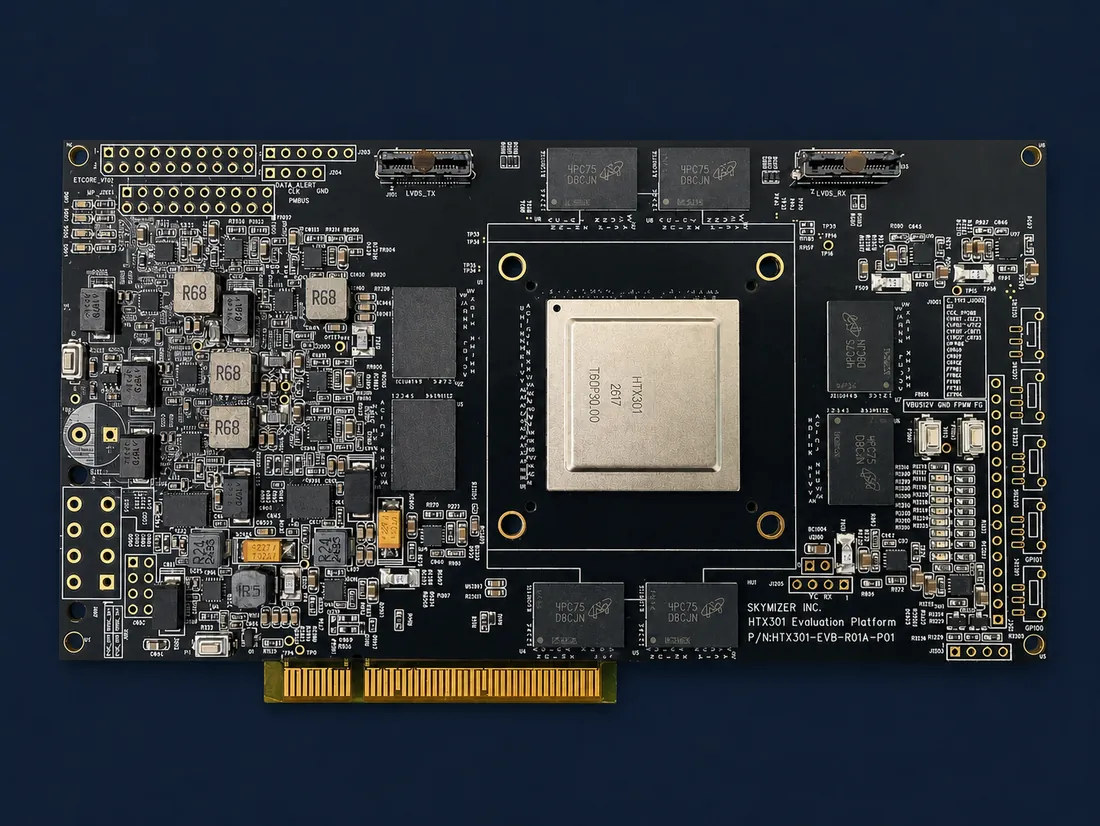 HTX301 evaluation board